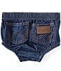 Wrangler Wrangler® Baby Boys Denim Diaper Cover, Color:Indigo - Image 2