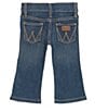 Color:Dark Blue - Image 2 - Wrangler® Baby Boys Newborn-24 Months Adjustable Waist Western Jeans
