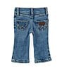 Color:Baby Blue - Image 2 - Wrangler® Baby Boys Newborn-24 Months Denim Western Jeans