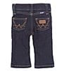 Color:Grassway - Image 2 - Wrangler® Baby Boys Newborn-24 Months Grassway 5-Pocket Denim Jeans