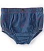 Wrangler® Baby Girls 3-24 Months Denim Diaper Cover | Dillard's