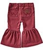 Wrangler® Baby Girls Pull Up Flare Denim Jeans - Image 2
