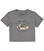 Color:Graphite Heather - Image 1 - Wrangler® Baby Newborn-24 Months Short Sleeve Rodeo Nationals T-Shirt