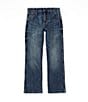 Color:Layton - Image 1 - Wrangler® Big Boys 8-16 Slim Fit Bootcut Leg Denim Jeans