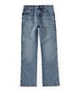 Color:Roughhouse - Image 1 - Wrangler® Big Boys 8-16 Slim Fit Straight Leg Denim Jeans