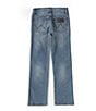 Color:Roughhouse - Image 2 - Wrangler® Big Boys 8-16 Slim Fit Straight Leg Denim Jeans