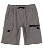Color:Storm Grey - Image 1 - Wrangler® Big Boys 8-20 ATG Cargo Shorts