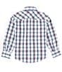 Color:Multi - Image 2 - Wrangler® Big Boys 8-20 Long Sleeve Multi-Plaid Woven Western Shirt