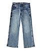Color:Greenly - Image 1 - Wrangler® Big Boys 8-20 Retro Relaxed Bootcut Jeans