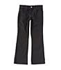 Color:Black - Image 1 - Wrangler® Big Girls 7-16 Bootcut Western Jeans