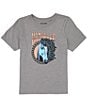 Color:Pewter - Image 1 - Wrangler® Big Girls 7-16 Short Sleeve Horse Head T-Shirt