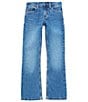 Color:Daisy - Image 1 - Wrangler® Big Girls 7-18 Daisy Bootcut Denim Jeans