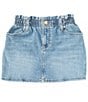 Color:Blue - Image 1 - Wrangler® Big Girls 7-18 Emily Paperbag Waist Denim Skirt