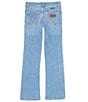 Color:Germaine - Image 2 - Wrangler® Big Girls 7-18 Germaine Western Bootcut Jeans