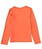 Color:Ginger - Image 2 - Wrangler® Big Girls 8-18 Long Sleeve Cowgirls Forever T-Shirt