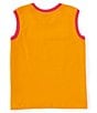 Color:Orange - Image 2 - Wrangler® Big Girls 8-18 Sleeveless Logo Jersey Tank Top