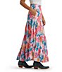 Wrangler® Cactus Printed Coordinating Tiered Pull-On Maxi Skirt - Image 3