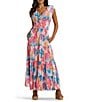Wrangler® Cactus Printed Coordinating Tiered Pull-On Maxi Skirt - Image 5