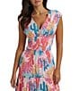 Wrangler® Cactus Printed V-Neck Sleeveless Blouse - Image 1
