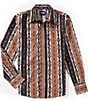 Wrangler® Checotah® Printed Long Sleeve Woven Shirt - Image 1
