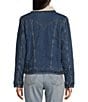 Wrangler Wrangler® Sherpa Lined Denim Jacket, Color:Denim - Image 2