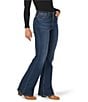 Color:Brockton - Image 3 - Wrangler® High Rise Fierce Flare Jeans