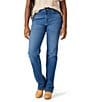 Color:Medium Wash - Image 1 - Wrangler® High Rise True Straight Jeans