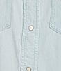 Wrangler Iconic Western Snap Denim Shirt - Image 5