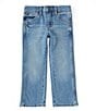Color:Roughhouse - Image 1 - Wrangler® Little Boys 2T-7 Retro® Slim Fit Straight Leg Denim Jeans