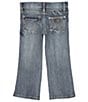Color:Greeley - Image 2 - Wrangler® Little Boys 2T-7 Slim Fit Bootcut Denim Jeans