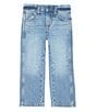 Color:Applewood - Image 1 - Wrangler® Little Boys 2T-7 Slim Fit Straight Leg Denim Jeans