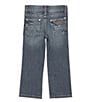 Color:Jerome - Image 2 - Wrangler® Little Boys 2T-7 Slim Fit Straight Leg Denim Jeans