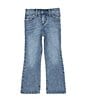 Color:Nealy - Image 1 - Wrangler® Little Girls 4-6X Nealy Western Bootcut Jeans