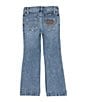 Color:Nealy - Image 2 - Wrangler® Little Girls 4-6X Nealy Western Bootcut Jeans