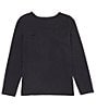Color:Black - Image 2 - Wrangler® Little Girls 4-7 Long Sleeve Mountain Graphic T-Shirt