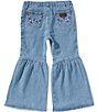 Wrangler® Little Girls Pull-on Flare Jeans - Image 1