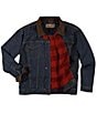 Wrangler® Long Sleeve Blanket Lined Denim Jacket - Image 1