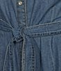 Wrangler Wrangler® Long Sleeve Denim Western Shirtdress, Color:Blue - Image 3