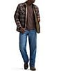 Wrangler Long Sleeve Plaid Flannel Sherpa Lined Shirt Jacket - Image 3