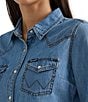 Wrangler® Long Sleeve Snap Front Western Shirt - Image 3