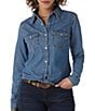 Wrangler® Long Sleeve Snap Front Western Shirt - Image 4
