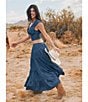 Wrangler® Long Tiered Denim Skirt - Image 5