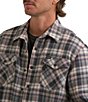 Wrangler Plaid Flannel Shirt Jacket - Image 4