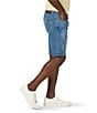 Color:Vintage Indigo - Image 3 - Wrangler® Regular-Fit Mid-Rise 10.75#double; Inseam Denim Shorts