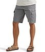 Color:Smoked Pearl - Image 1 - Wrangler® Relaxed 10.5#double; Inseam Cargo Shorts