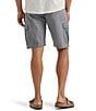 Color:Smoked Pearl - Image 2 - Wrangler® Relaxed 10.5#double; Inseam Cargo Shorts