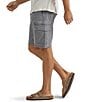 Color:Smoked Pearl - Image 3 - Wrangler® Relaxed 10.5#double; Inseam Cargo Shorts