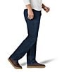 Color:Blackened Indigo - Image 3 - Wrangler® Relaxed Fit Straight Leg Denim Jeans
