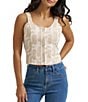 Wrangler® Retro® Boot Print Jacquard Bustier Top - Image 1