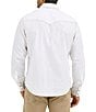 Wrangler® Retro® Long Sleeve Western Snap Solid Dobby Shirt - Image 2